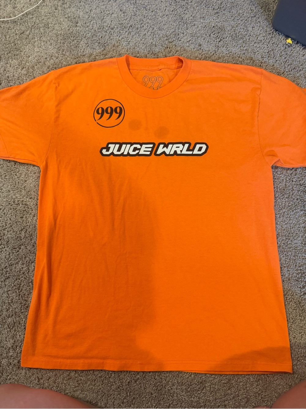 Juice WRLD 999 Orange Short Sleeve Tee